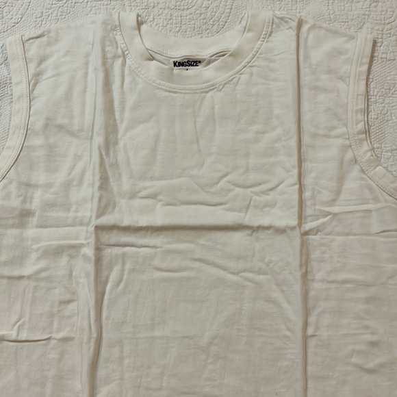 King size Muscle White Tee’s. Bundle of 3. New in package. Large Tall. - Picture 8 of 9